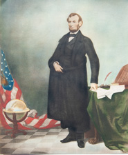 Abraham Lincoln portraits, vintage and antique